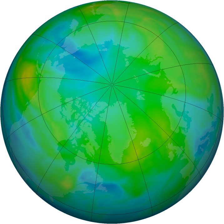 Arctic ozone map for 17 November 2006